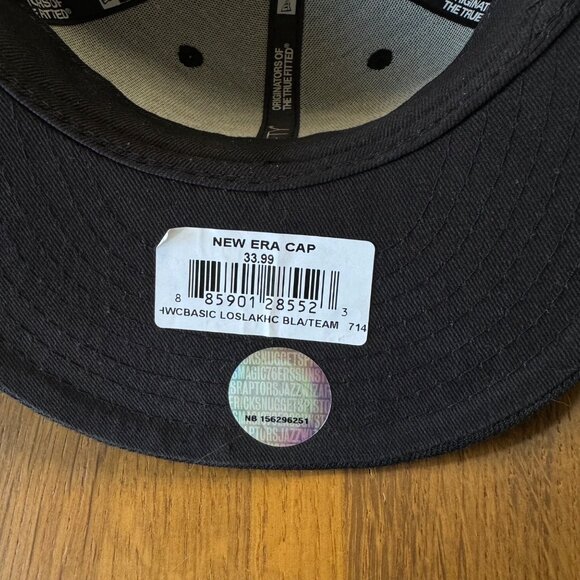 LA LAKERS Official NBA 59Fifty Fitted Cap New Era 7 1/4 57.7cm NEW Hardwood Clas - Picture 8 of 8